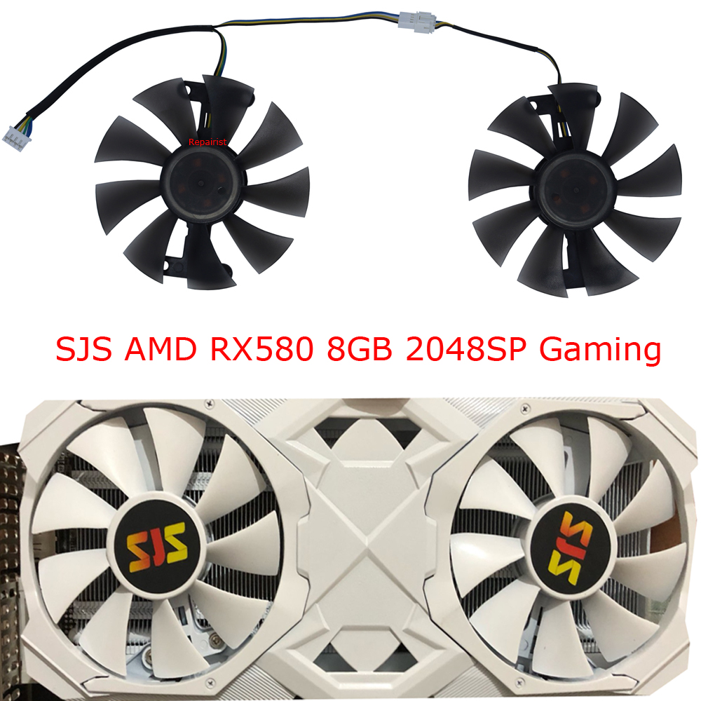 2Pcs/Set,GA91S2H,Video Card Fa - огляд і ціна Rx 580 8Gb 2048Sp Gpu